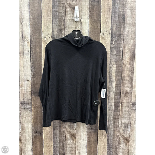 Top Long Sleeve By Old Navy In Black, Size: Xl