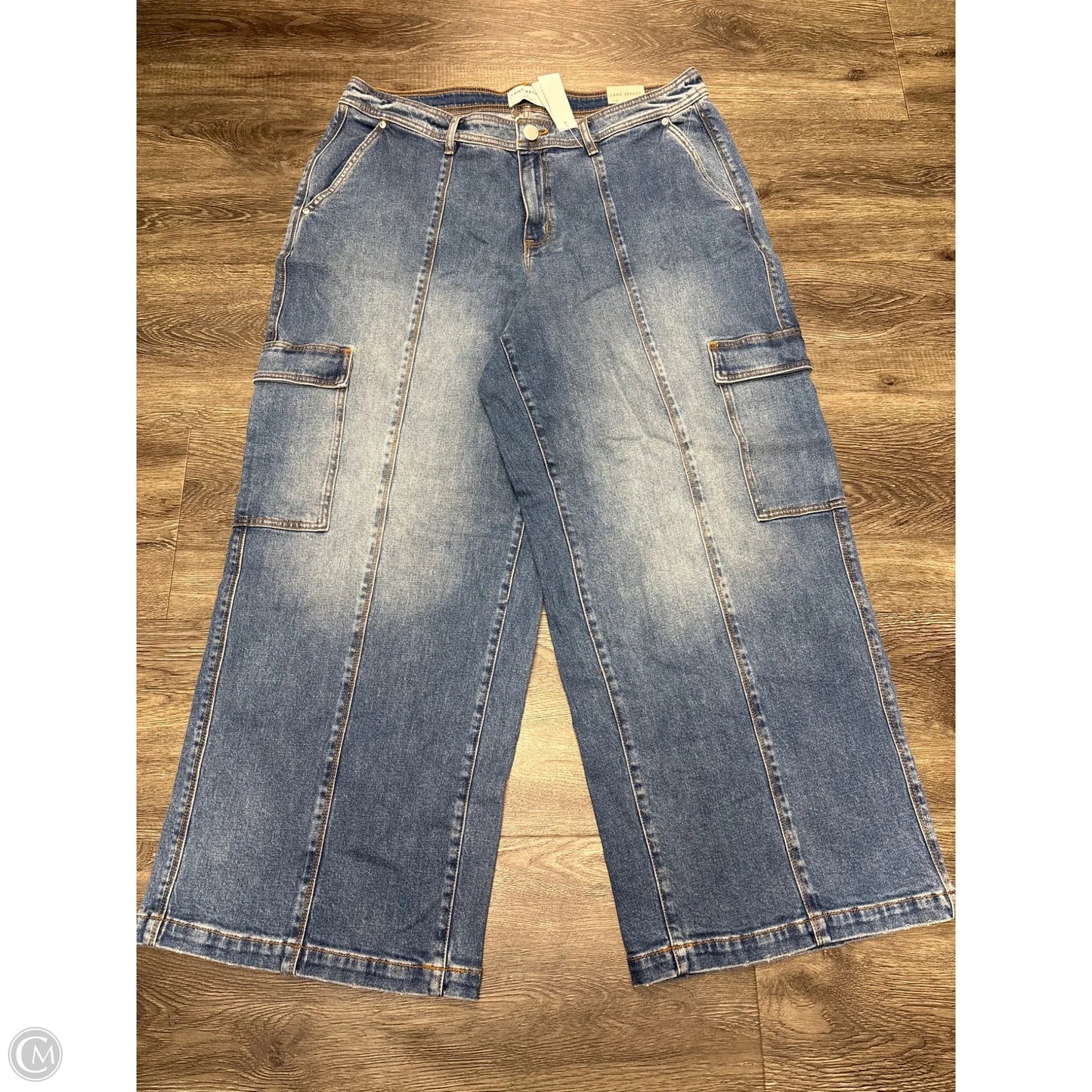 Jeans Wide Leg By Torrid In Blue Denim, Size: 18