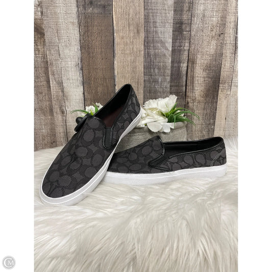 Shoes Designer By Coach In Grey, Size: 9.5
