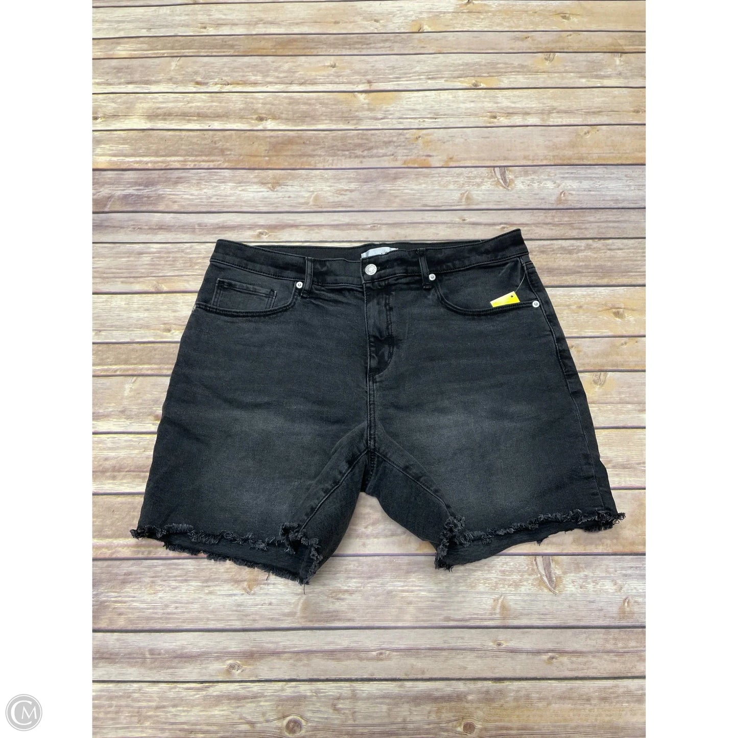 Shorts By Loft In Black Denim, Size: 8