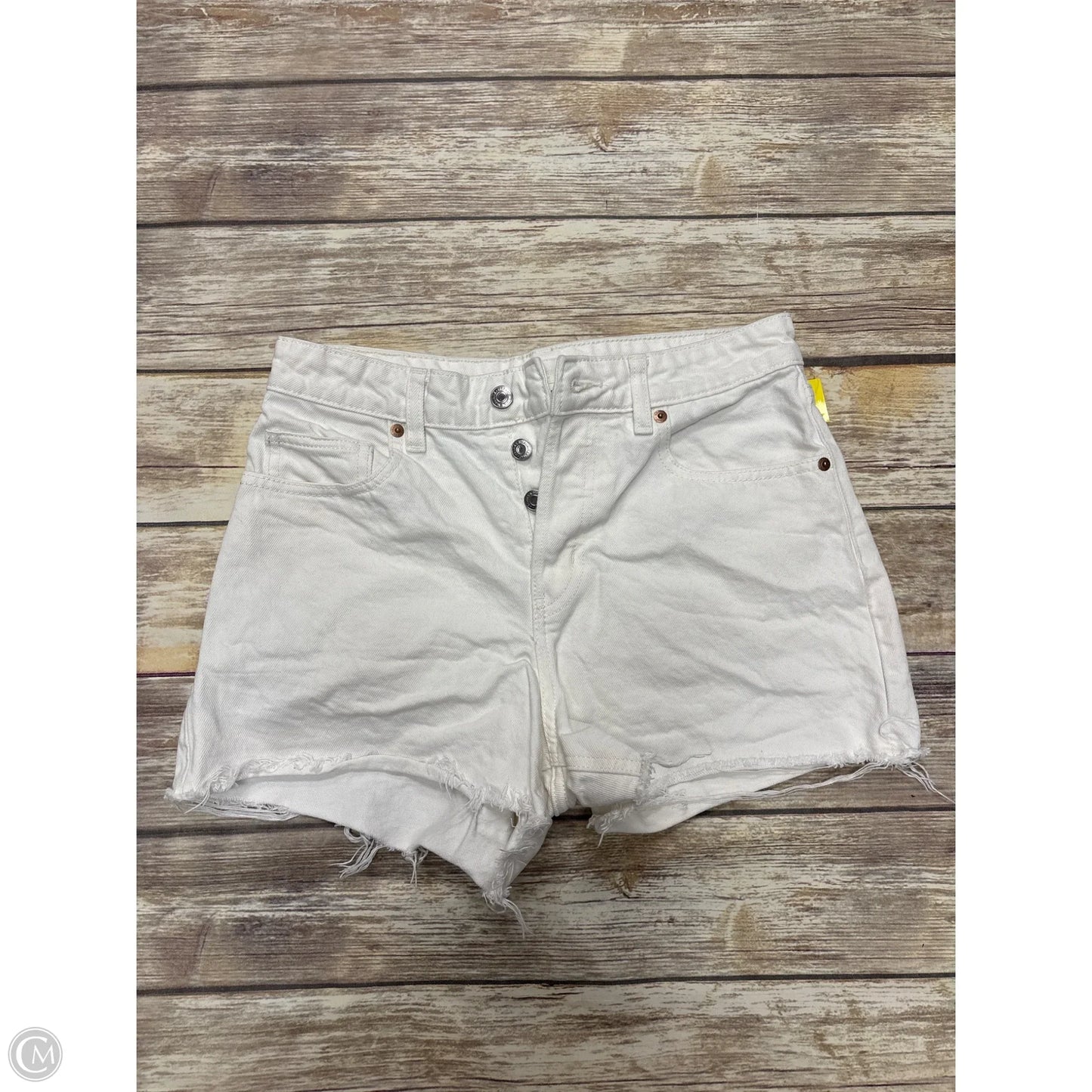 Shorts By H&m In Ivory, Size: 6