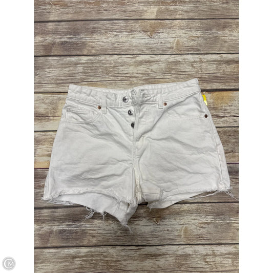 Shorts By H&m In Ivory, Size: 6