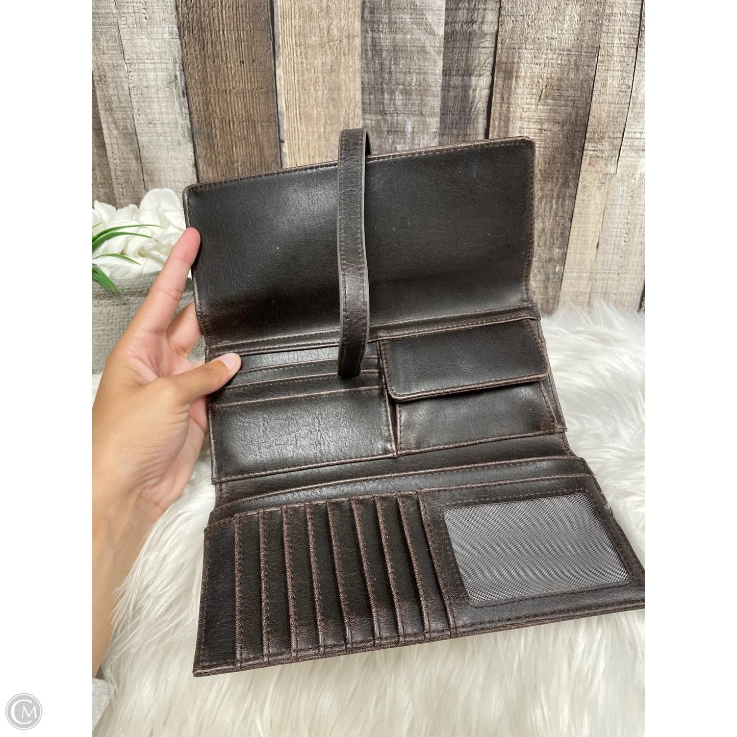 Wallet Leather By Matt And Nat, Size: Large