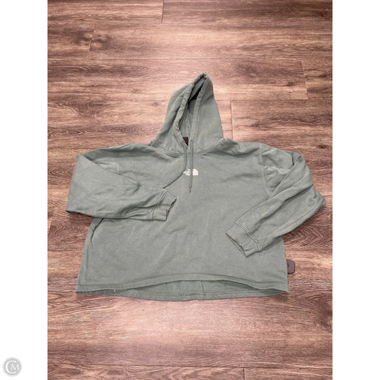 Sweatshirt Hoodie By The North Face In Green, Size: Xxl
