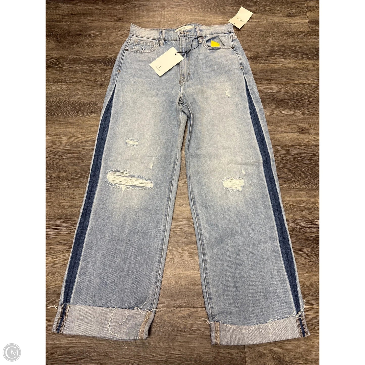 Jeans Straight By Hidden In Blue Denim, Size: 4