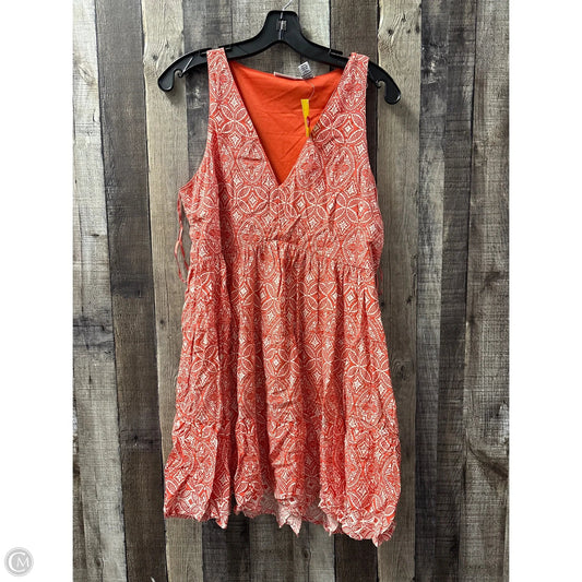 Dress Casual Short By Sincerely Jules In Orange, Size: L