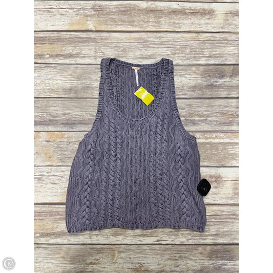 Top Sleeveless By Free People In Purple, Size: M