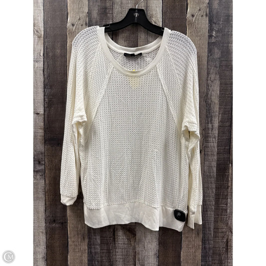 Top Long Sleeve By Jane And Delancey In Ivory, Size: S