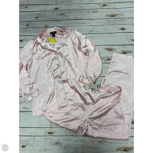 Pajamas 2pc By Cme In Pink, Size: L