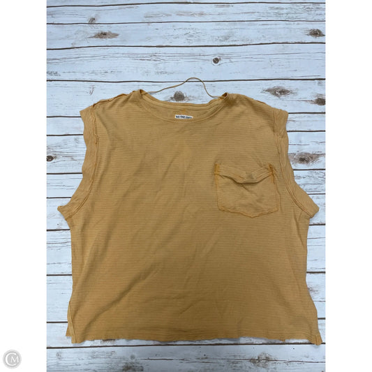 Top Short Sleeve By We The Free In Gold, Size: L