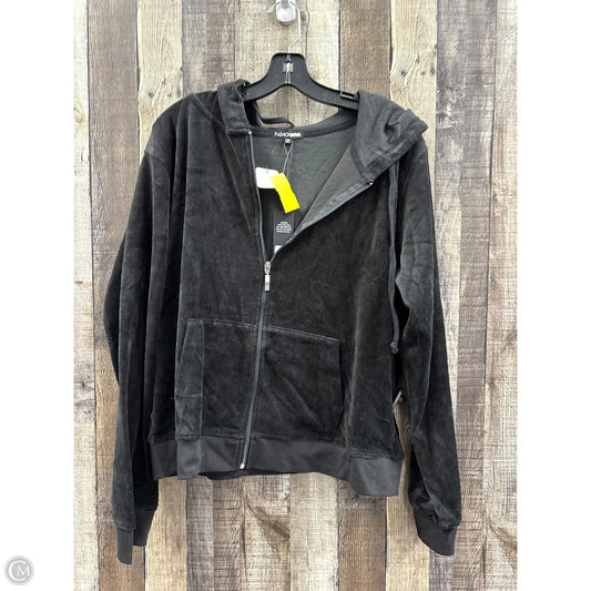Athletic Jacket By Fashion Nova In Black, Size: 2x