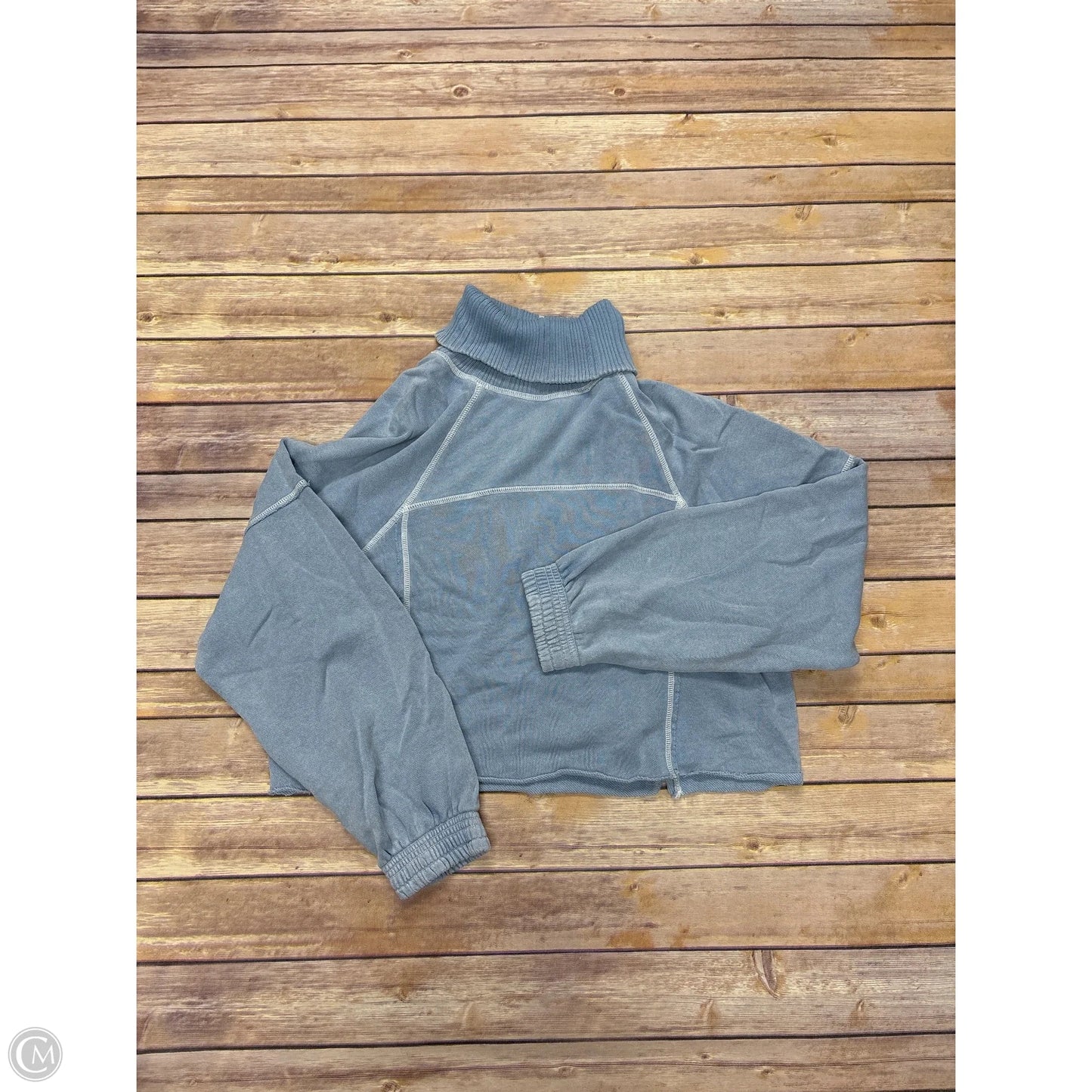 Top Long Sleeve By Aerie In Blue, Size: Xs