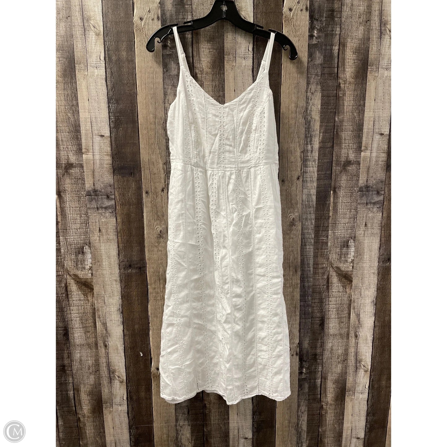 Dress Casual Midi By Old Navy In White, Size: M