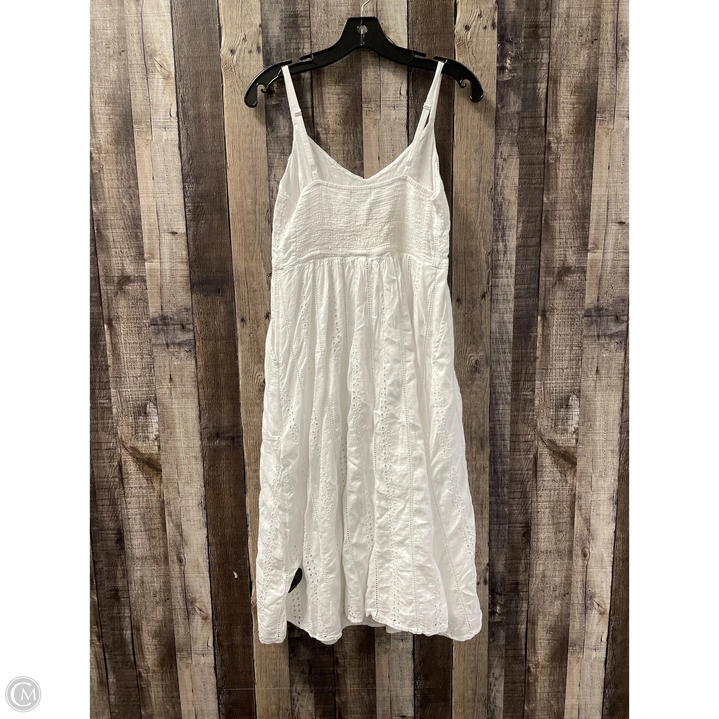 Dress Casual Midi By Old Navy In White, Size: M