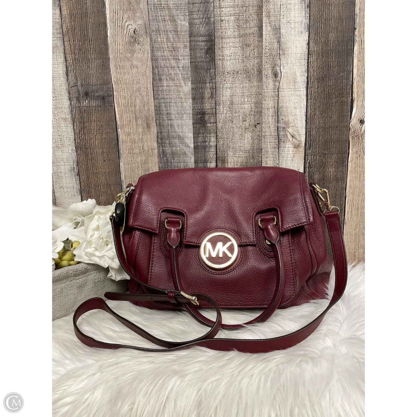 Crossbody Designer By Michael Kors, Size: Medium