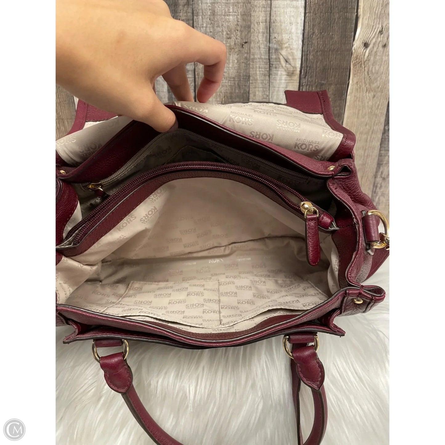 Crossbody Designer By Michael Kors, Size: Medium