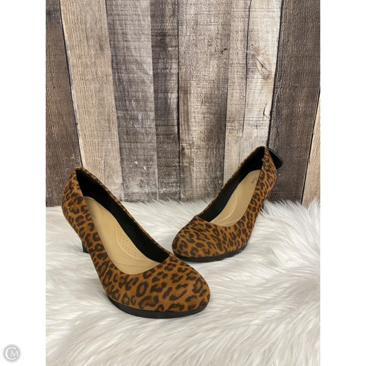 Shoes Heels Stiletto By Clarks In Animal Print, Size: 7.5
