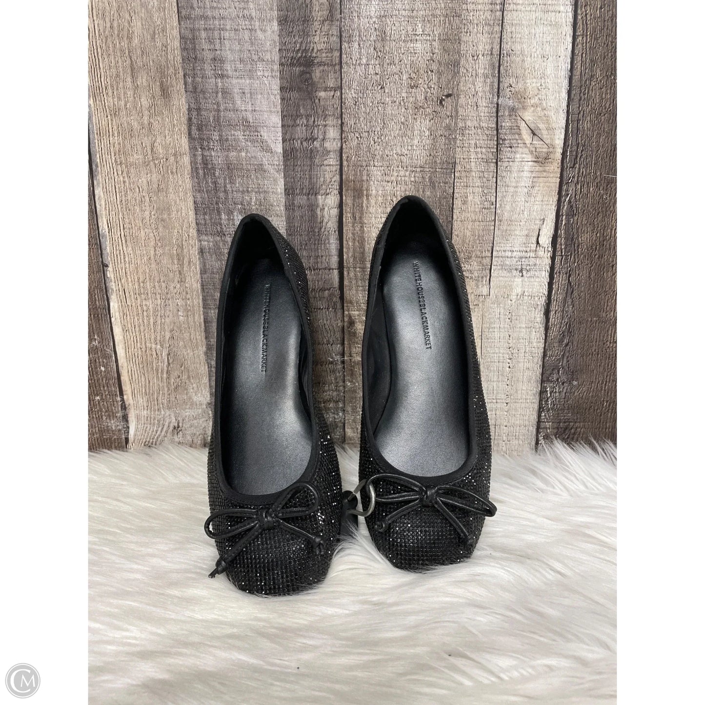 Shoes Flats By White House Black Market In Black, Size: 7.5