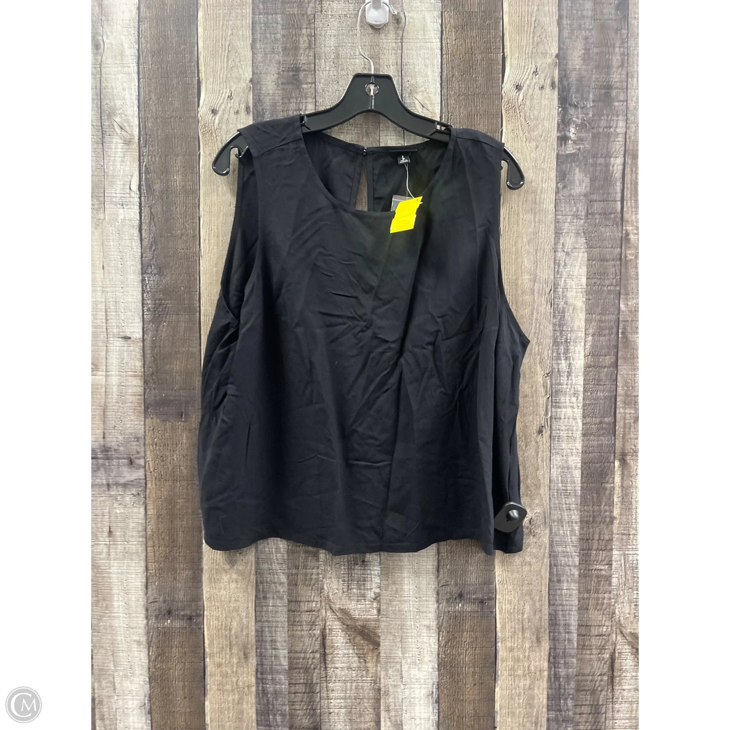 Top Sleeveless By Torrid In Black, Size: 2x