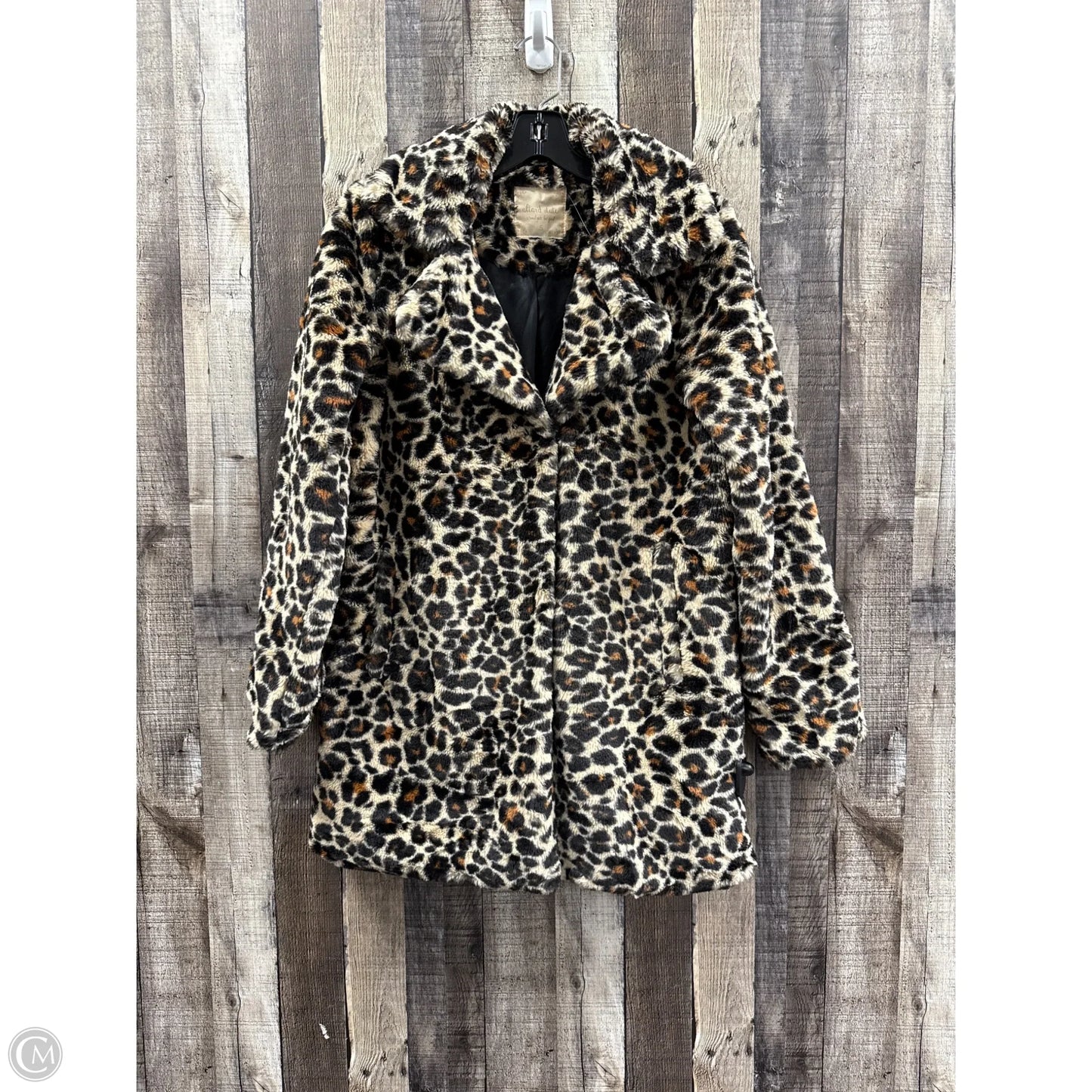 Coat Faux Fur & Sherpa By Altard State In Animal Print, Size: S