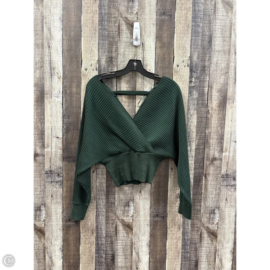 Top Long Sleeve By Love Tree In Green, Size: L