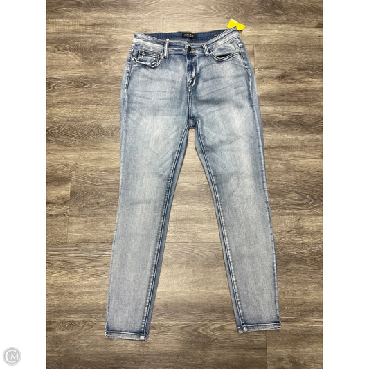 Jeans Straight By Judy Blue In Blue Denim, Size: 10
