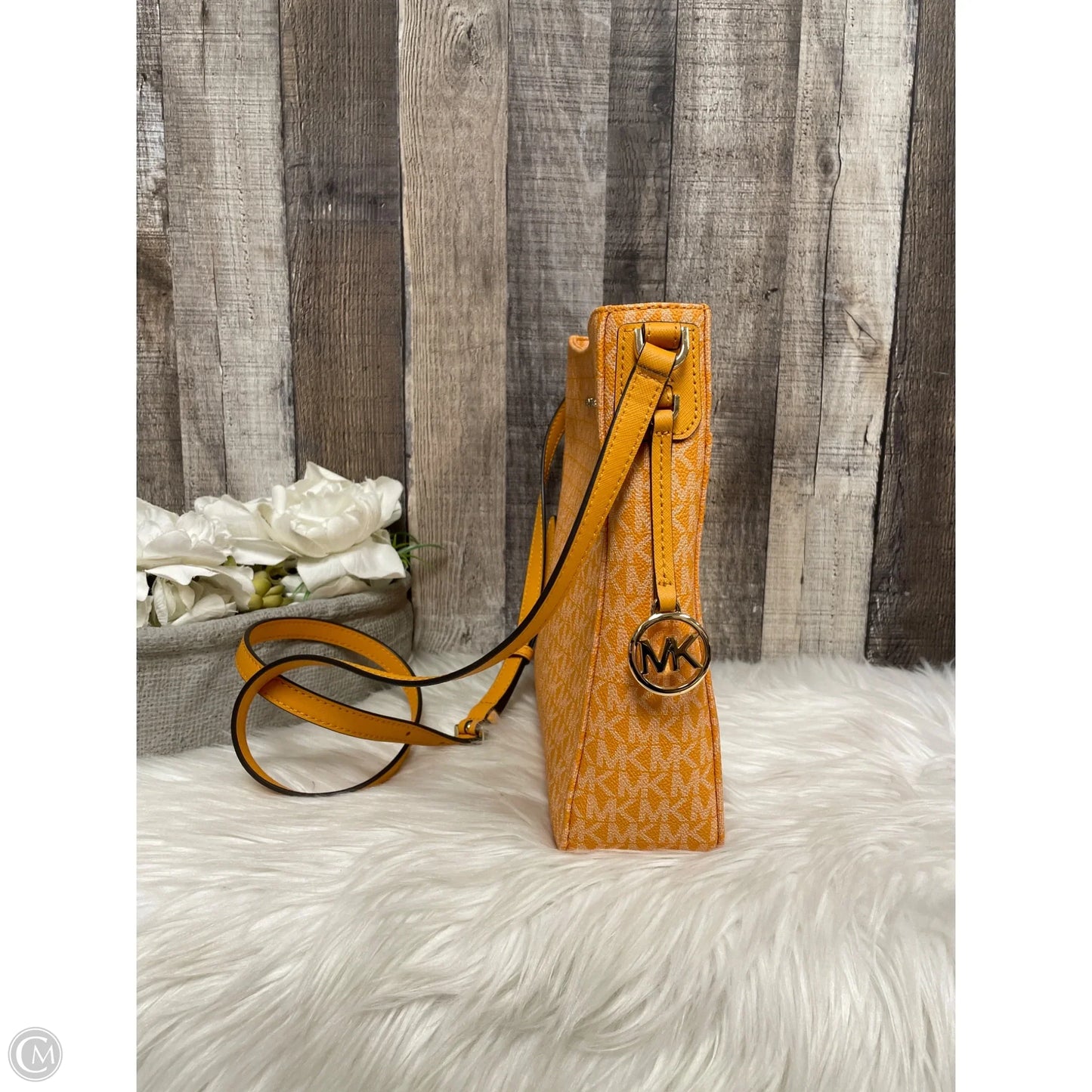 Crossbody Designer By Michael Kors, Size: Medium