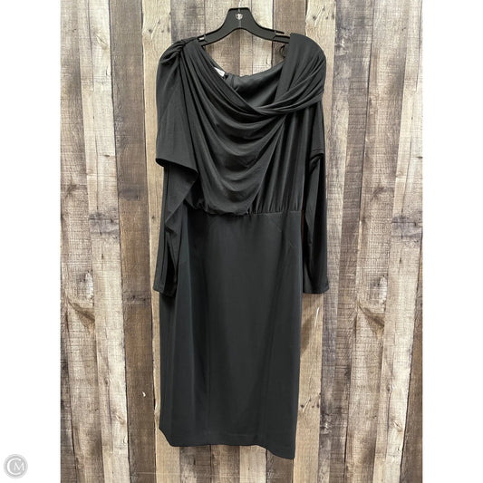 Dress Party Midi By Maggy London In Black, Size: L