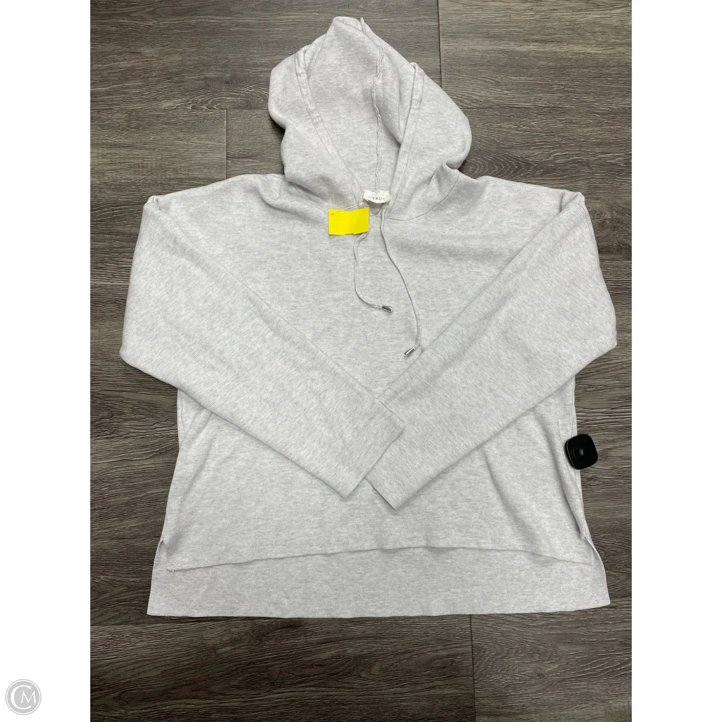 Sweatshirt Hoodie By Cyrus In Grey, Size: L