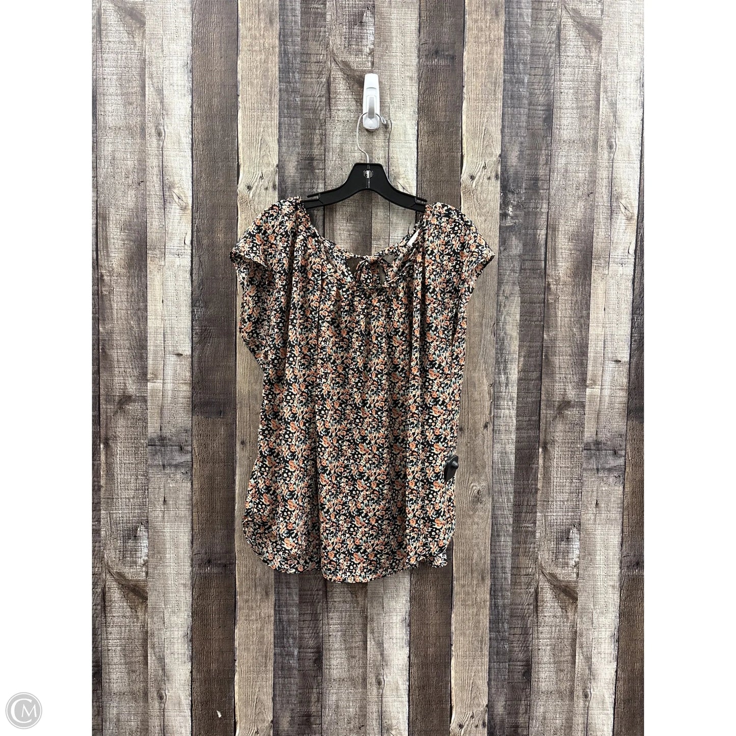 Top Short Sleeve By Lc Lauren Conrad In Multi-colored, Size: Xxl