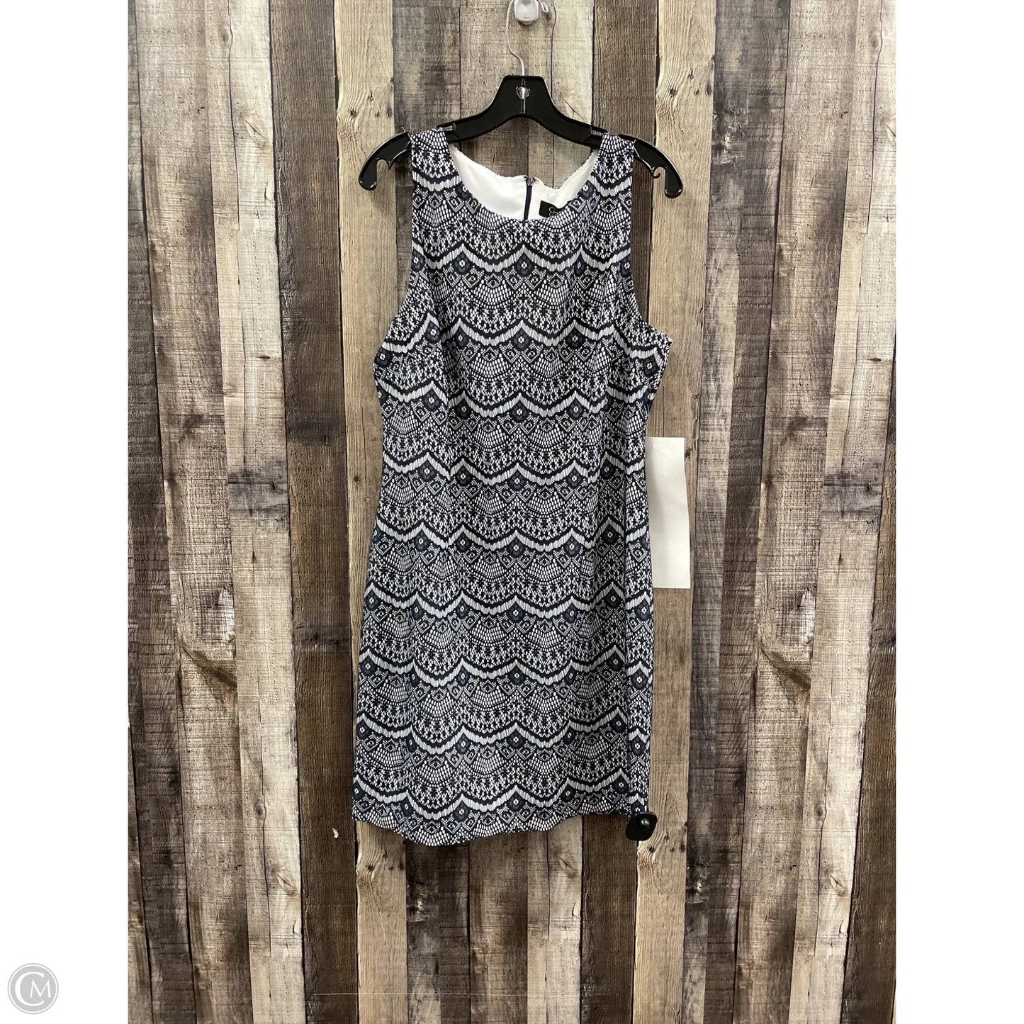 Dress Work By Jessica Simpson In Blue & White, Size: Xl