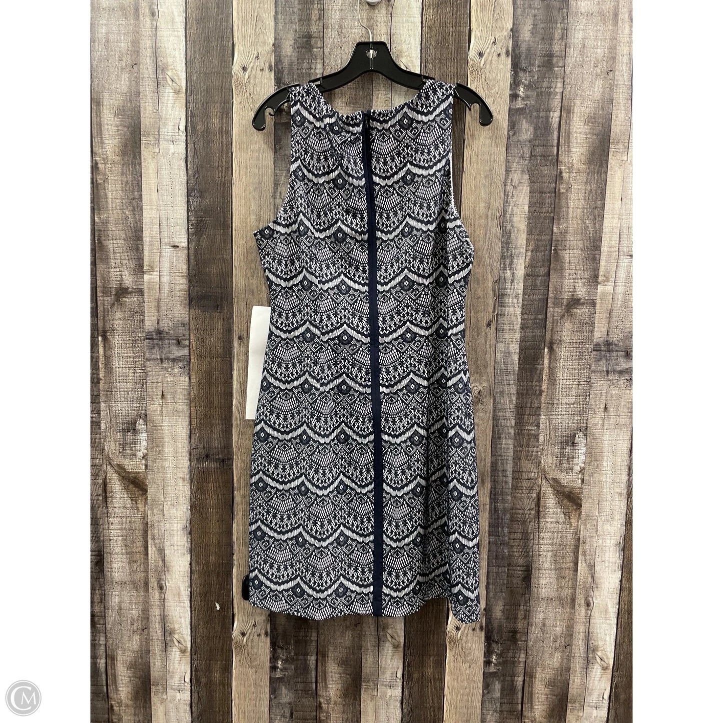 Dress Work By Jessica Simpson In Blue & White, Size: Xl