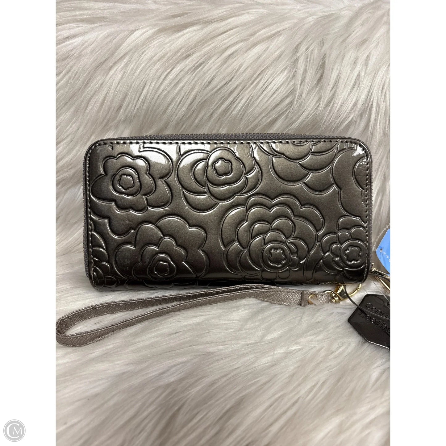 Wallet Leather By Cme, Size: Large