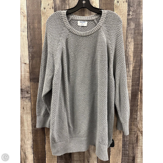 Sweater By Old Navy In Grey, Size: 2x