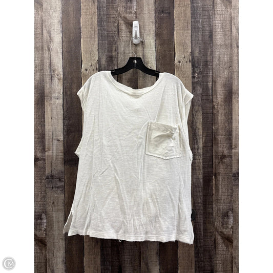Top Short Sleeve By We The Free In Ivory, Size: M