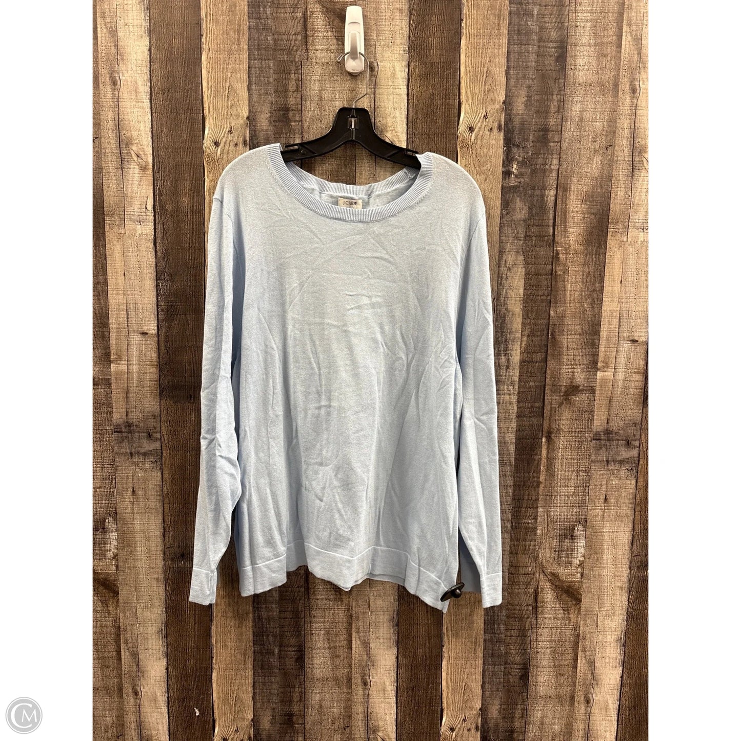Top Long Sleeve By J. Crew In Blue, Size: 3x