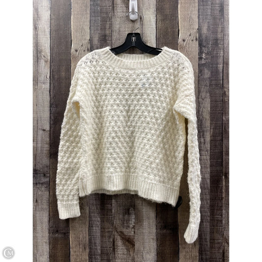 Sweater By Loft In Ivory, Size: Xs