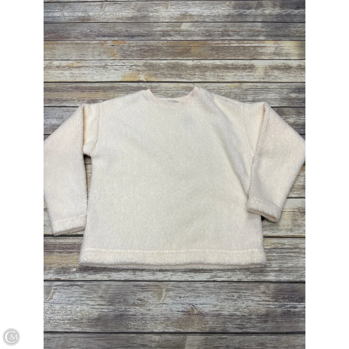 Sweater By Loft In Ivory, Size: Xsp