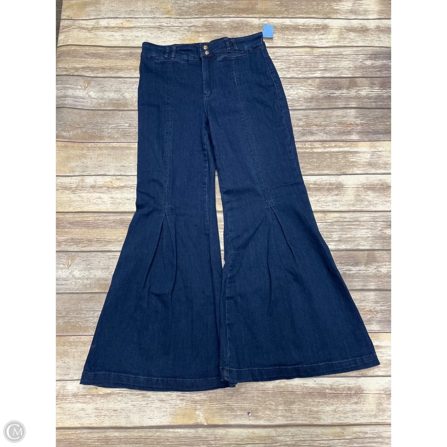 Jeans Flared By Maeve In Blue Denim, Size: 8
