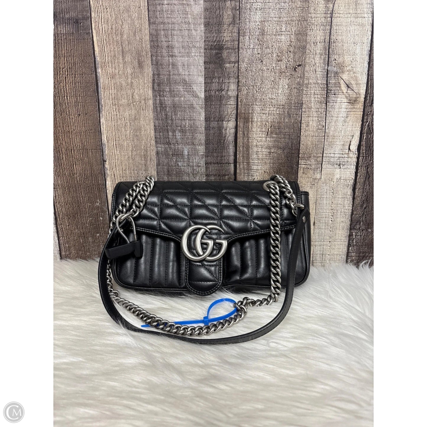 Crossbody Luxury Designer By Gucci, Size: Medium