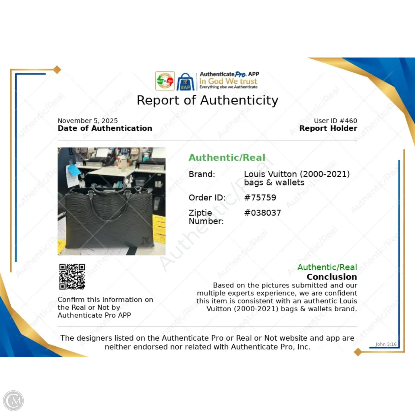 Handbag Luxury Designer By Louis Vuitton, Size: Large