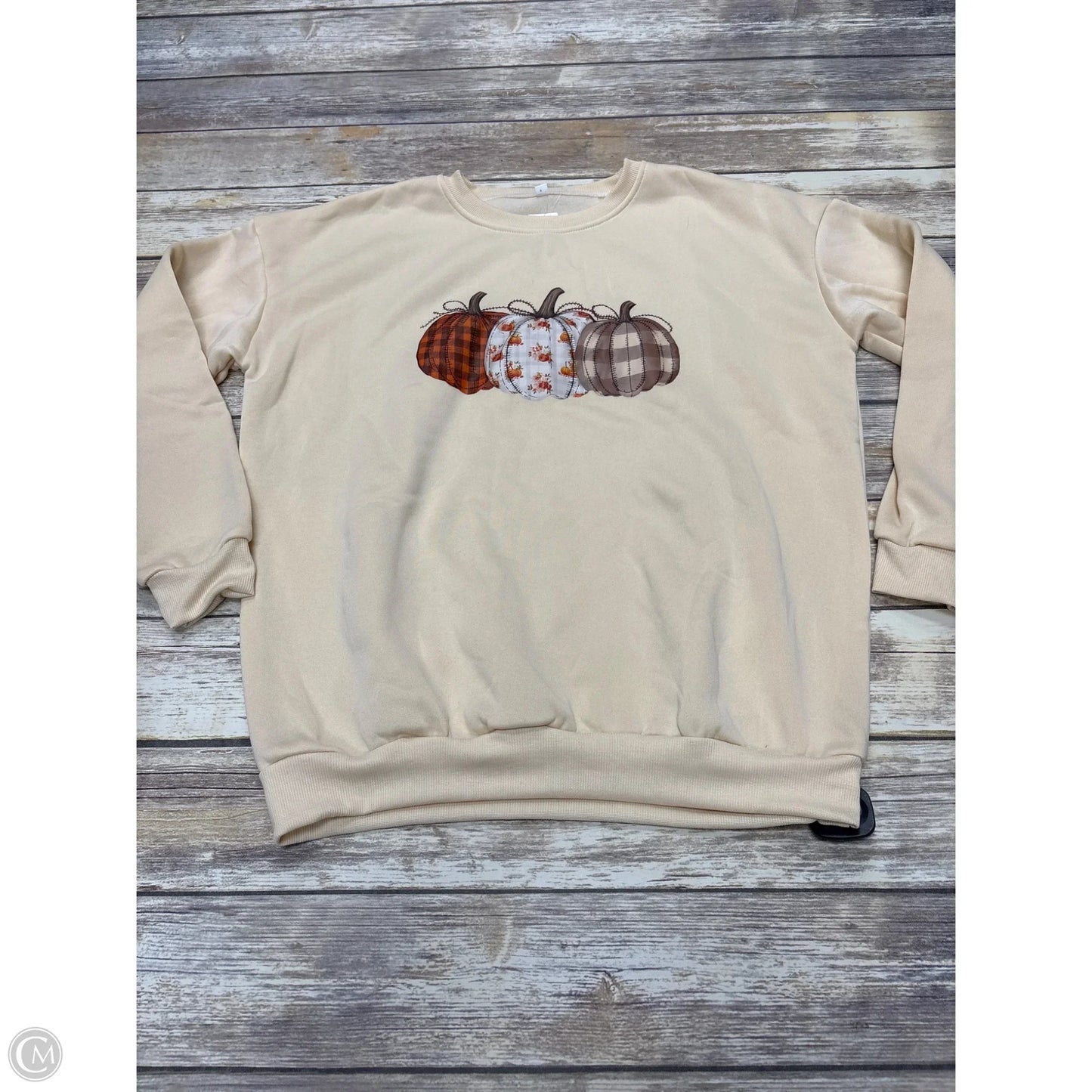 Sweatshirt Crewneck By Cmf In Yellow, Size: L