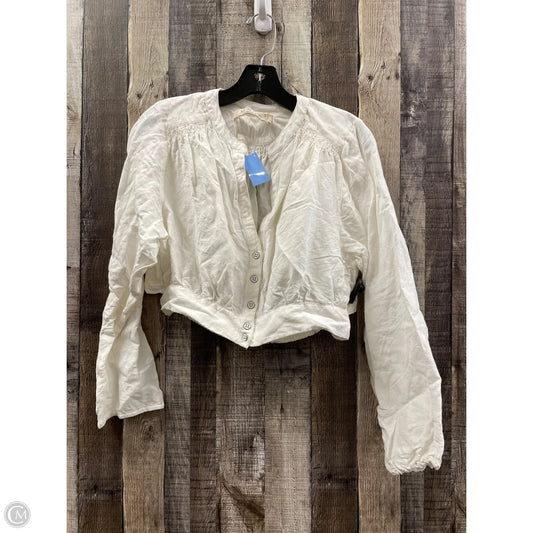 Top Long Sleeve By We The Free In White, Size: S