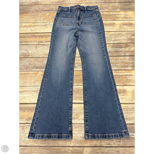 Jeans Straight By Ann Taylor In Blue Denim, Size: 4