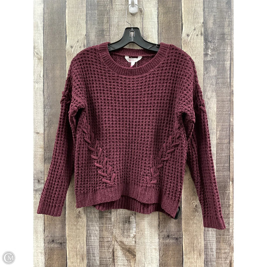 Sweater By No Boundaries In Maroon, Size: S