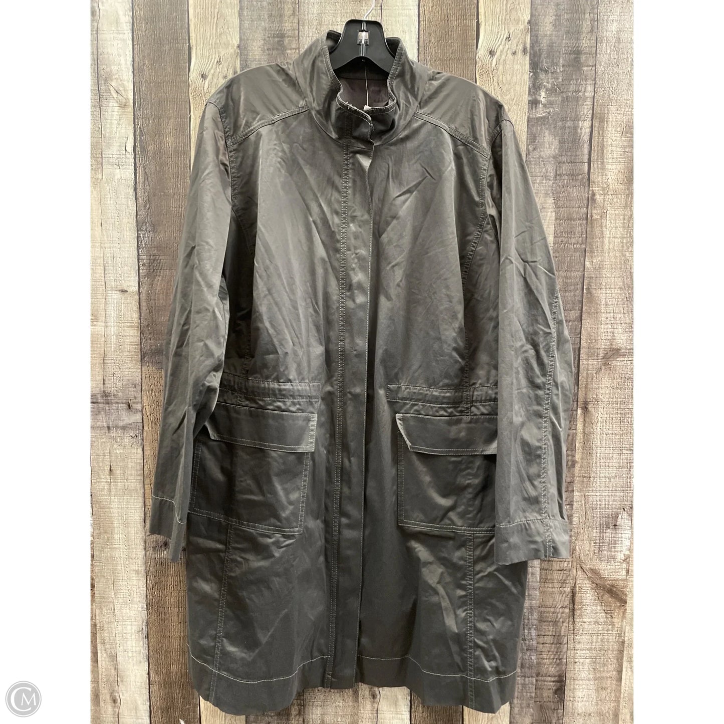 Jacket Other By Eileen Fisher In Grey, Size: 1x