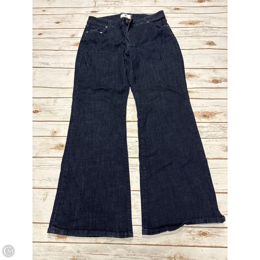 Jeans Wide Leg By Cabi In Blue Denim, Size: 12