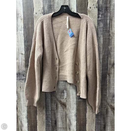 Cardigan By La Made In Taupe, Size: L