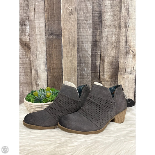 Boots Ankle Heels By Earth Origins In Grey, Size: 8.5
