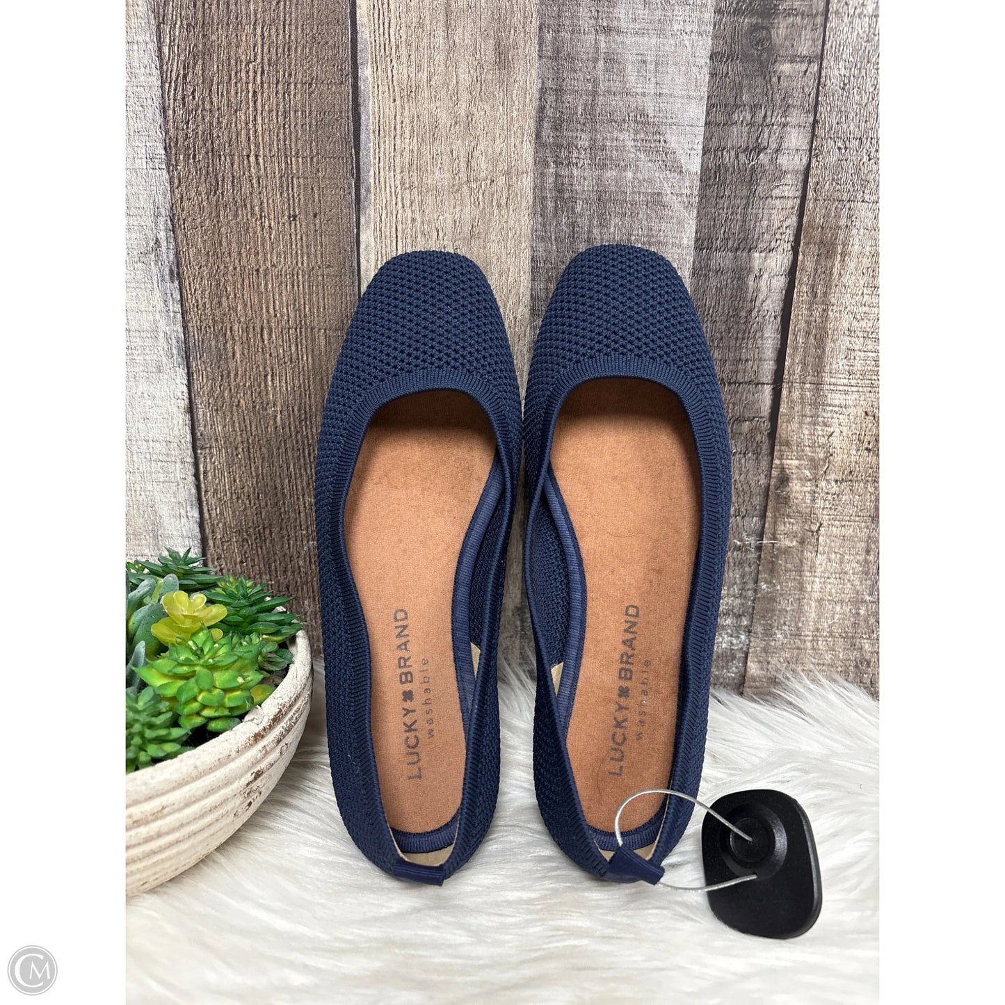 Shoes Flats By Lucky Brand In Navy, Size: 7